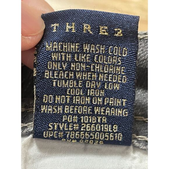 Three 3 Clothing Co Gray Bootcut Stretch Jeans Women’s Size 10 Mid Rise - Picture 5 of 11